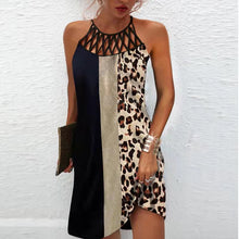 Load image into Gallery viewer, Sexy Dress Women Beach Mini Dress Fashion Dress Women Summer Sleeveless Hollow Elegant Boho Party Dress Print Vestido 2022