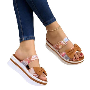 Women Shoes 2022 New Sandals Open Toe Shoes For Women Solid Color Ladies Shoes Casual Beach Wedge Sandals Light Zapatos De Mujer