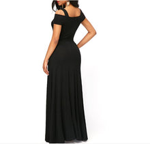 Load image into Gallery viewer, Banquet evening dress 2022 new elegant long one-shoulder fishtail host dress long skirt plus size
