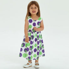 Load image into Gallery viewer, Summer Baby Girls Printed Belt Sleeveless Princess