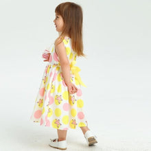 Load image into Gallery viewer, Summer Baby Girls Printed Belt Sleeveless Princess