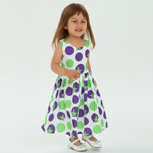 Load image into Gallery viewer, Summer Baby Girls Printed Belt Sleeveless Princess