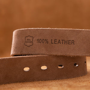 Top Leather Cowhide Belt Fashion Genuine Leather Men Belt Alloy Buckle