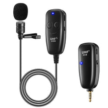 Load image into Gallery viewer, Uhf Lavalier Lapel Wireless Microphone Real Time Recording Vlog Mic