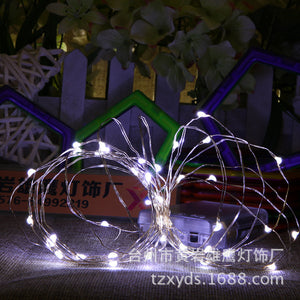 Usb copper wire gift box filler solar light string LED small lantern button battery copper wire string decoration