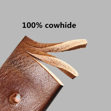 Load image into Gallery viewer, Vintage Luxury Handmade Leather Copper Buckle Man&#39;s Belt Cinturon