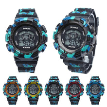 Load image into Gallery viewer, Waterproof Cool Mens Boys LED Quartz Alarm Date Sports Wrist Watch