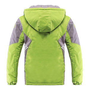 Winter Thicken Warm Child Coat Kids Clothes Double-deck Windproof Boys Girls Jackets Children Outerwear For 3-14 Years Old