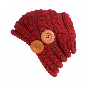 Women Adult Casual Solid Warm Winter Hat