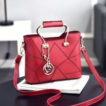 Load image into Gallery viewer, Women Messenger Bag Geometric Design Female Handbag Luxury Quality Lady PU Leather Shoulder Bags Famous Designer Bags Freya Safi