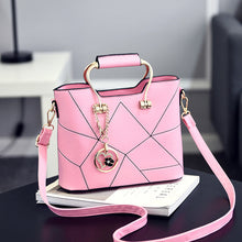 Load image into Gallery viewer, Women Messenger Bag Geometric Design Female Handbag Luxury Quality Lady PU Leather Shoulder Bags Famous Designer Bags Freya Safi