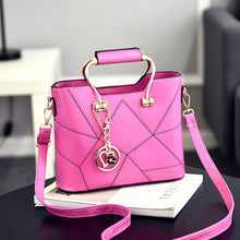 Load image into Gallery viewer, Women Messenger Bag Geometric Design Female Handbag Luxury Quality Lady PU Leather Shoulder Bags Famous Designer Bags Freya Safi