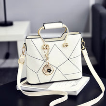 Load image into Gallery viewer, Women Messenger Bag Geometric Design Female Handbag Luxury Quality Lady PU Leather Shoulder Bags Famous Designer Bags Freya Safi