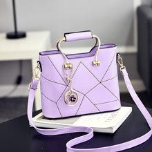 Load image into Gallery viewer, Women Messenger Bag Geometric Design Female Handbag Luxury Quality Lady PU Leather Shoulder Bags Famous Designer Bags Freya Safi