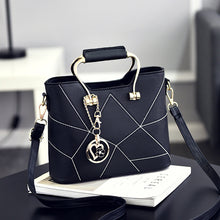 Load image into Gallery viewer, Women Messenger Bag Geometric Design Female Handbag Luxury Quality Lady PU Leather Shoulder Bags Famous Designer Bags Freya Safi