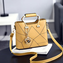 Load image into Gallery viewer, Women Messenger Bag Geometric Design Female Handbag Luxury Quality Lady PU Leather Shoulder Bags Famous Designer Bags Freya Safi
