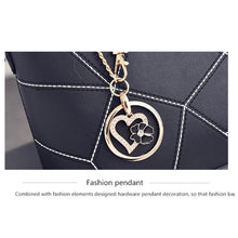 Load image into Gallery viewer, Women Messenger Bag Geometric Design Female Handbag Luxury Quality Lady PU Leather Shoulder Bags Famous Designer Bags Freya Safi