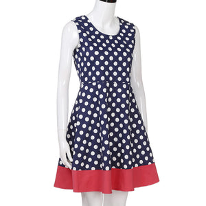 Women Polyester Regular Natural Spring O-Neck Mini Dress