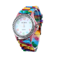 Load image into Gallery viewer, Women Quartz Wrist Watch Crystal Analog Digital watch