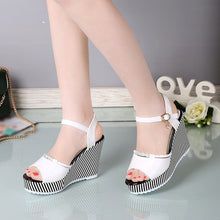 Load image into Gallery viewer, Women Shoes Casual High Heel Sandals Fashion