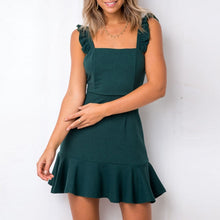 Load image into Gallery viewer, Women Short Sleeve Regular O-Neck Straight Casual Dress