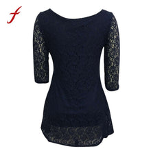 Load image into Gallery viewer, Women Solid Casual Half Sleeve Natural Regular Short Dress