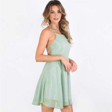 Load image into Gallery viewer, Women Summer Polyester Regular Solid Sleeveless Dress