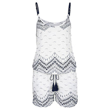 Load image into Gallery viewer, Women Summer wear Sleeveless Printed short Playsuit