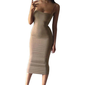 Women Vintage Solid Sleeveless Natural Regular Summer Dress
