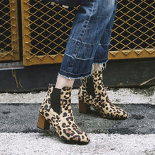 Load image into Gallery viewer, Women&#39;s Snow Boots Leopard-Printed Shoes Fashion