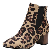 Load image into Gallery viewer, Women&#39;s Snow Boots Leopard-Printed Shoes Fashion