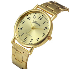 Load image into Gallery viewer, Women&#39;s Crystal watch with Stainless Steel Analog Quartz Glass