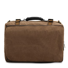 Load image into Gallery viewer, Men Canvas Backpack Huge Travel School Shoulder Computer Backpack Functional Versatile Bags Multifunctional Laptop Bag
