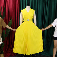 Load image into Gallery viewer, European And American Fashionable Ruffle Dress