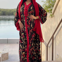 Load image into Gallery viewer, European And American V-neck Printed Dresses