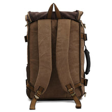 Load image into Gallery viewer, Men Canvas Backpack Huge Travel School Shoulder Computer Backpack Functional Versatile Bags Multifunctional Laptop Bag