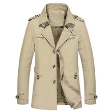 Load image into Gallery viewer, Winter Velvet Plus Thick Warm Military Style Outdoor Jacket Slim Fit Men Parkas Coat