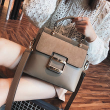 Load image into Gallery viewer, Women Bag Vintage Shoulder Bags 2021 Buckle PU Leather Handbags Crossbody Bags For Women Famous Brand Spring Sac Femme Women Bag Vintage Shoulder Bags 2021 Buckle PU Leather Handbags Crossbody Bags F