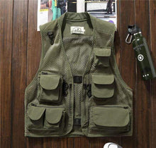 Load image into Gallery viewer, Multi-Pocket Fishing Hunting Vest