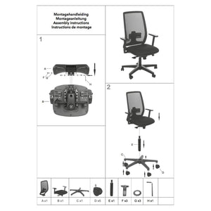 Ergonomic Office Chair 400 Mesh (N)EN 1335