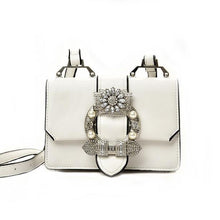 Load image into Gallery viewer, Fashion Designer Famous Bags For Women Designer Diamond Lock Bags Quality PU Leather Women Handbags Elegant Lady Shoulder Bags