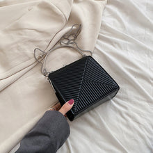 Load image into Gallery viewer, Mini PU Leather Crossbody Bags With Metal Handle For Women 2022 Fashion Brand Design Shoulder Bag Handbags And Purses Cute Tote