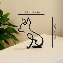 Load image into Gallery viewer, Dog Abstract Art Sculpture