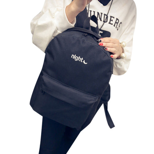 canvas women backpack school bakcpacks for teenage