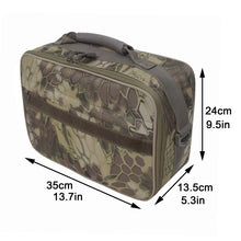 Load image into Gallery viewer, Fishing Brushed  Tackle Bag With Clapboard