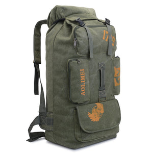 100L Camping Canvas Rucksack