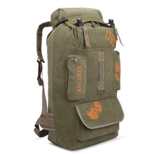 Load image into Gallery viewer, 100L Camping Canvas Rucksack