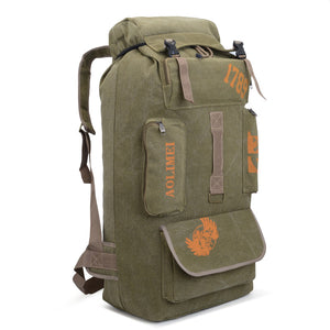 100L Camping Canvas Rucksack