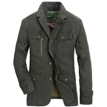 Load image into Gallery viewer, Autumn Cotton Multi Pockets Single-breasted Casual Blazers