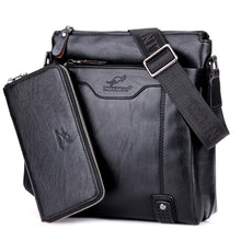 Load image into Gallery viewer, One Shoulder Men&#39;s Leather Bag Crossbody Business Briefcase
